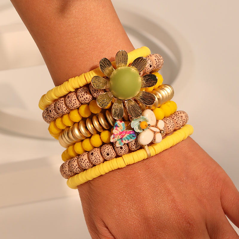 Yellow Beads Bracelet
