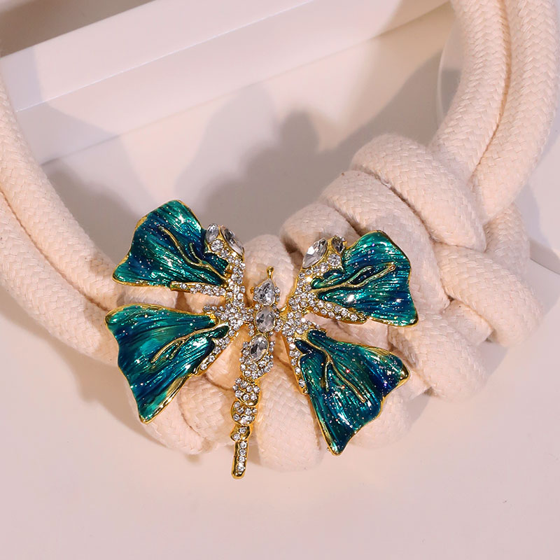 Rhinestone Butterfly Necklace