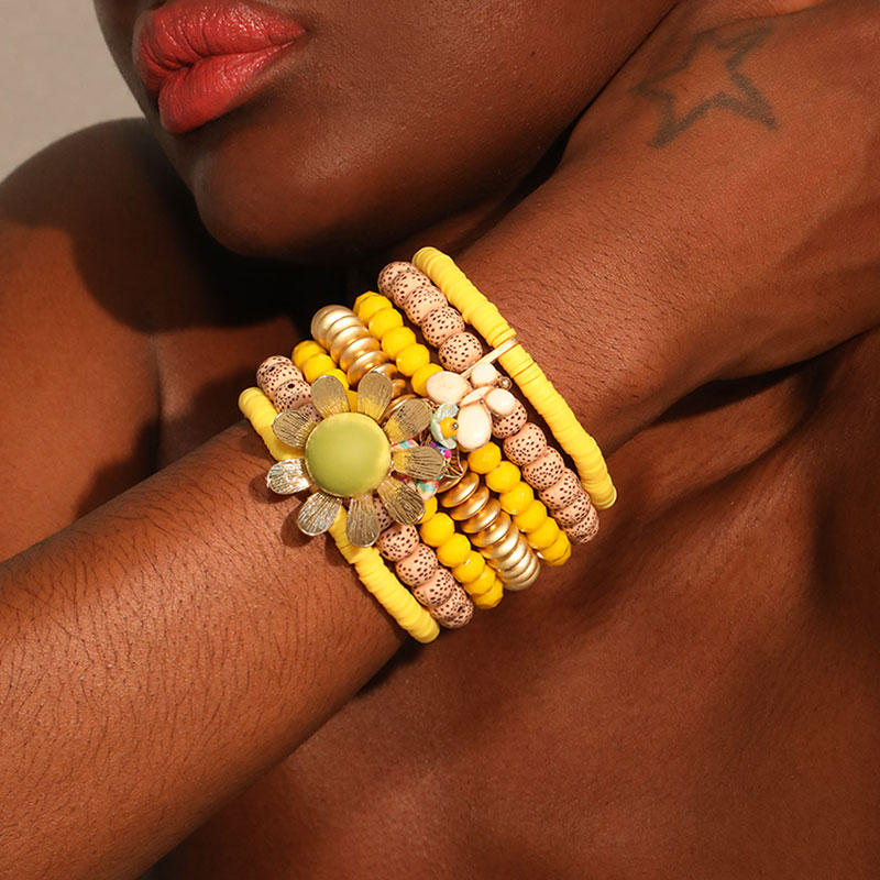 Yellow Beads Bracelet