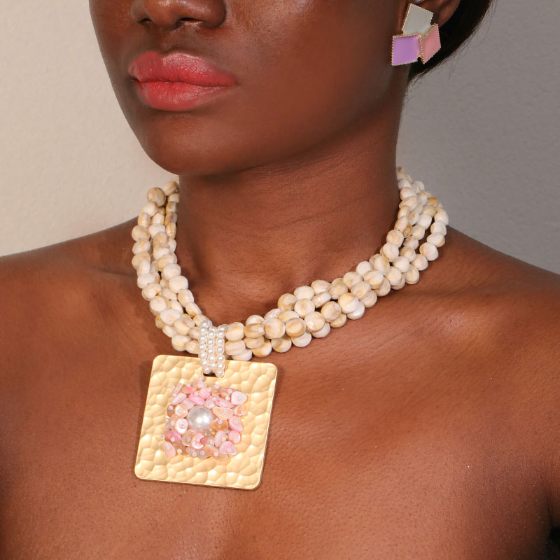 Multi-layer Alloy Necklace